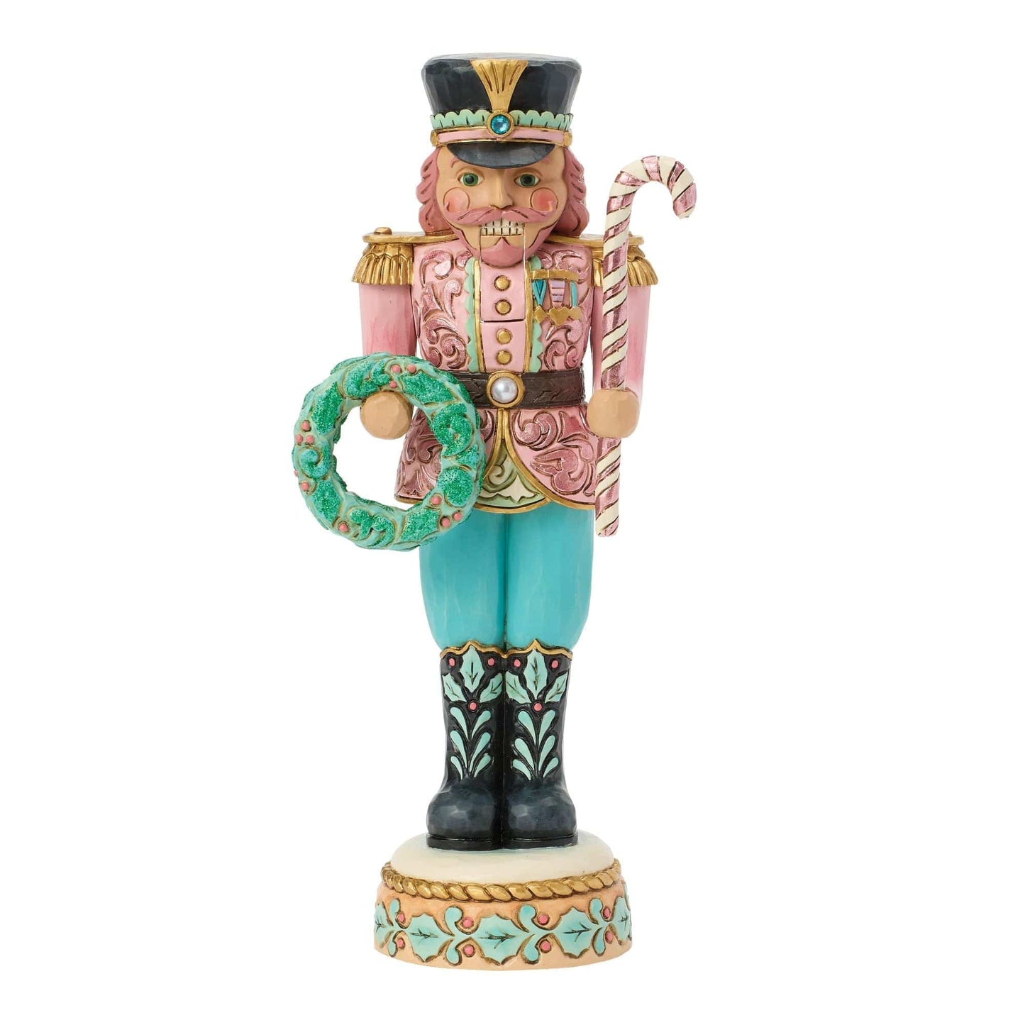 Heartwood Creek Toy Soldier Nutcracker Pastel Figurine By Jim Shore