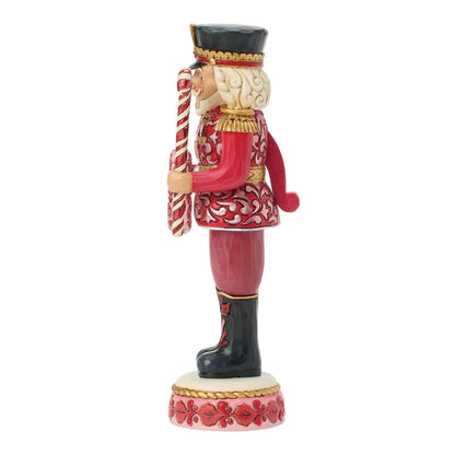 Heartwood Creek Toy Soldier Nutcracker Pink and Red Figurine By Jim Shore