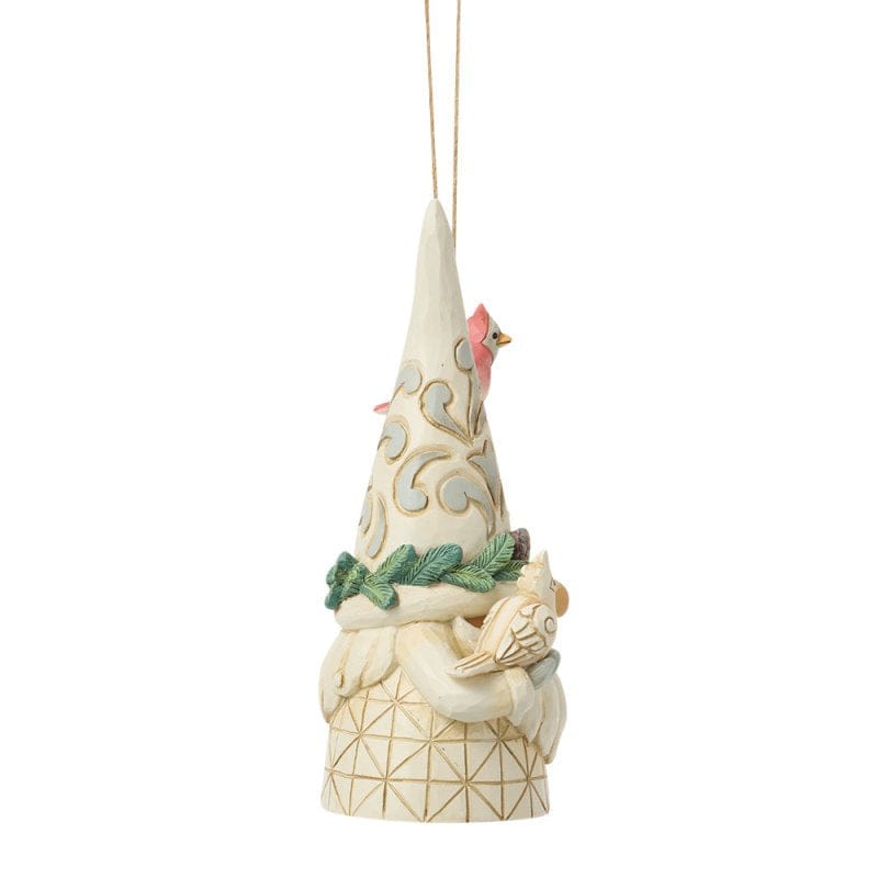 Heartwood Creek Woodland Gnome With Birdhouse Hanging Ornament By Jim Shore