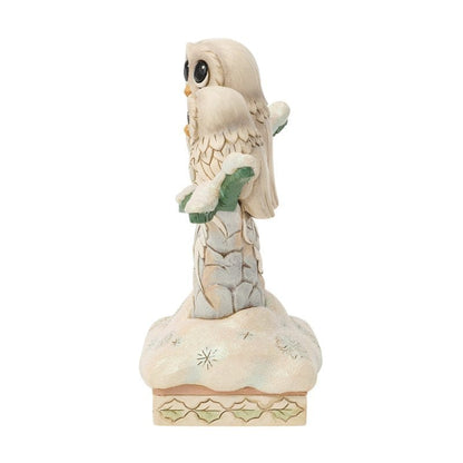 Heartwood Creek Woodland Owls On Tree Figurine By Jim Shore