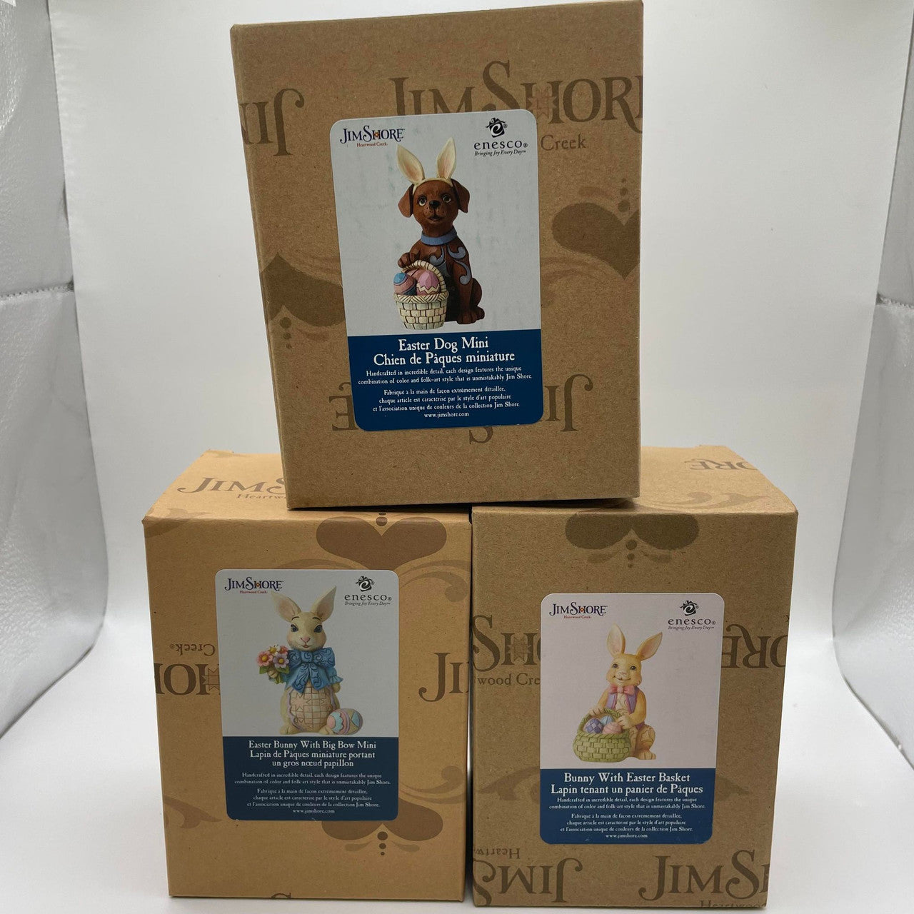 Jim Shore Heartwood Creek Bundle of 3 Easter Animal Figurines