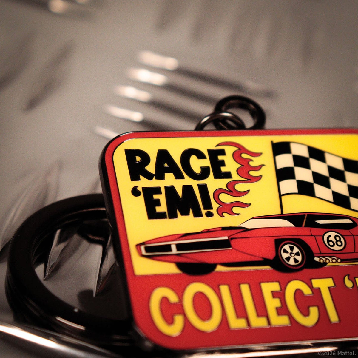 Hot Wheels Limited Edition Race 'Em Collect 'Em Keyring