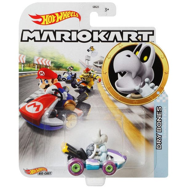 Hot Wheels Mario Kart Dry Bones Standard Kart
