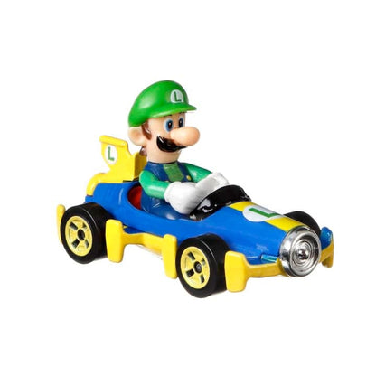 Hot Wheels Mario Kart Luigi Mach 8