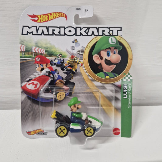 Hot Wheels Mario Kart Luigi Standard Kart