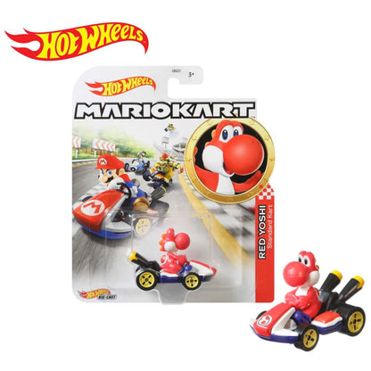 Hot Wheels Mario Kart Red Yoshi Standard Kart
