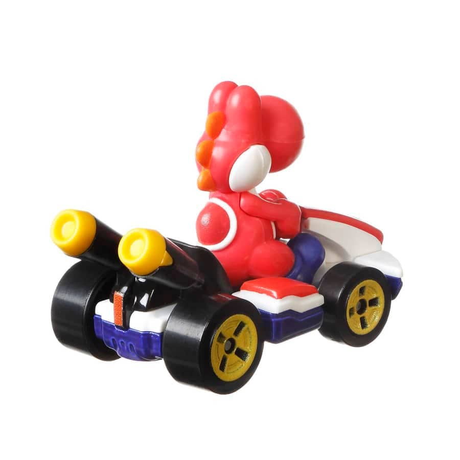 Hot Wheels Mario Kart Red Yoshi Standard Kart