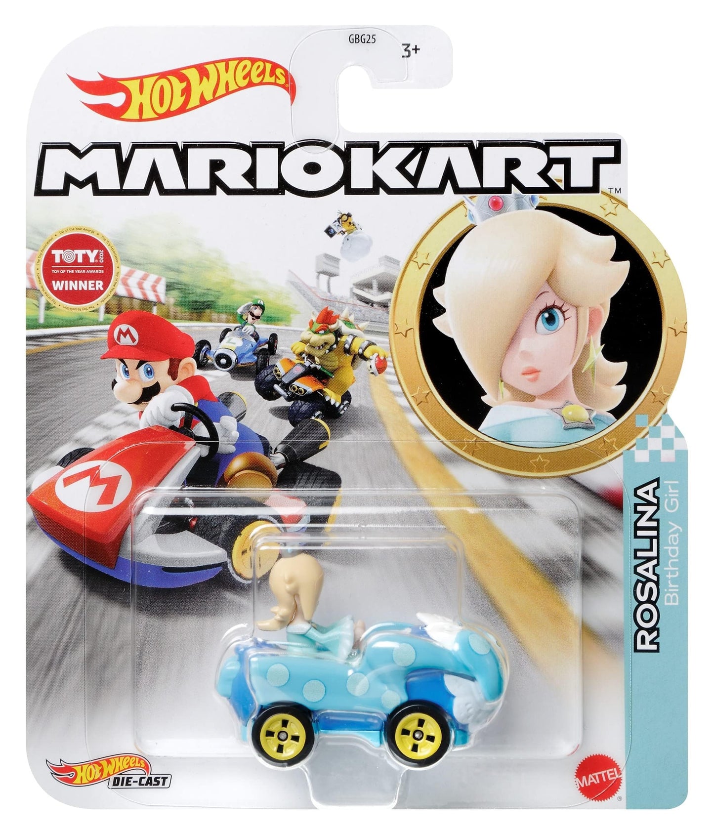 Hot Wheels Mario Kart Roselina Birthday Girl Kart