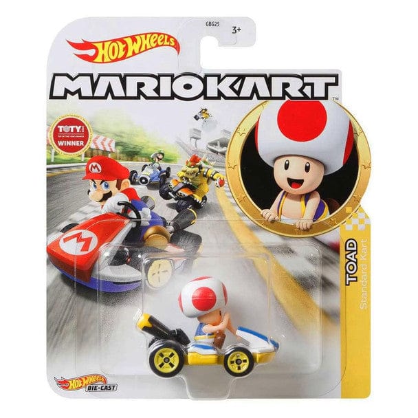 Hot Wheels Mario Kart Toad Standard Kart