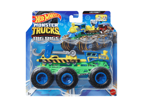 Hot wheels Monster Trucks Big Rigs Loco Punk Blue