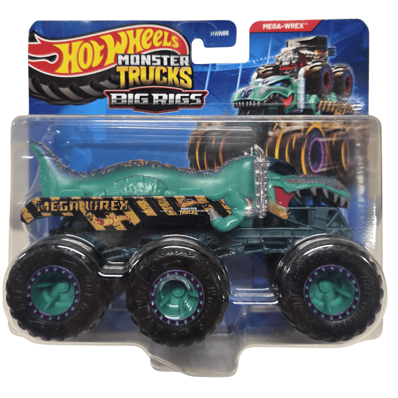 Hot Wheels Monster Trucks Big rigs Mega-Wrex Dark Green