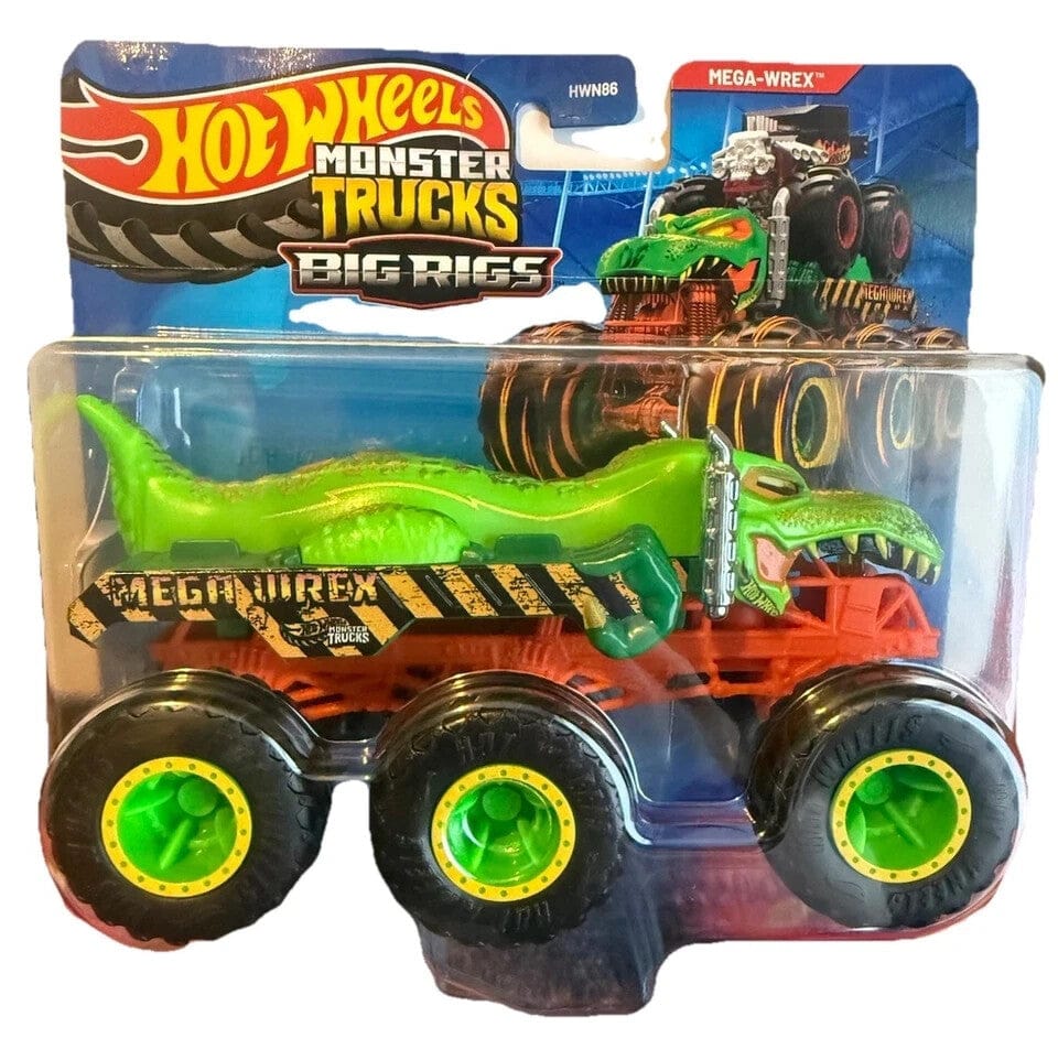 Hot Wheels Monster Trucks Big Rigs Mega-Wrex Green