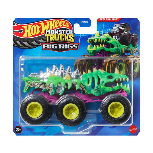 Hot Wheels Monster Trucks Big Rigs Skelesaurus Green