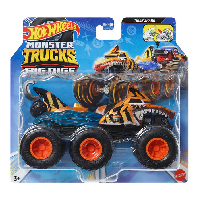 Hot wheels Monster Trucks Big Rigs Tiger Shark
