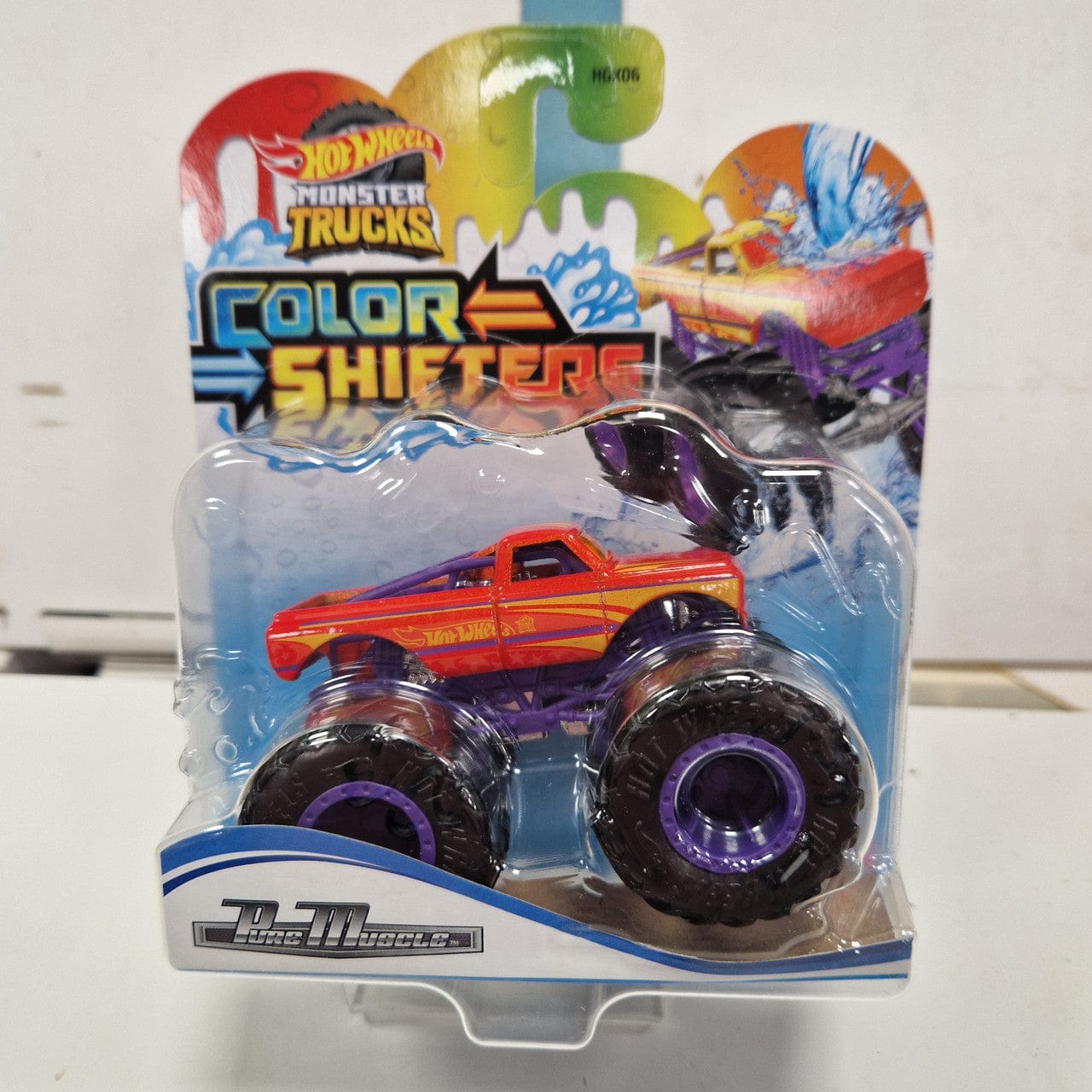 Hot Wheels Monster Trucks Colour Shifters Pure Muscle
