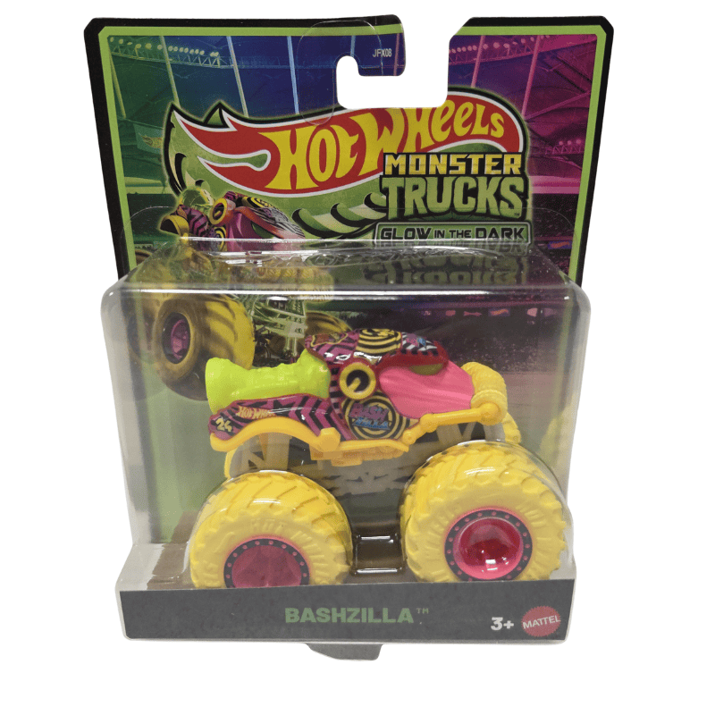 Hot Wheels Monster Trucks Glow In The Dark Bashzilla