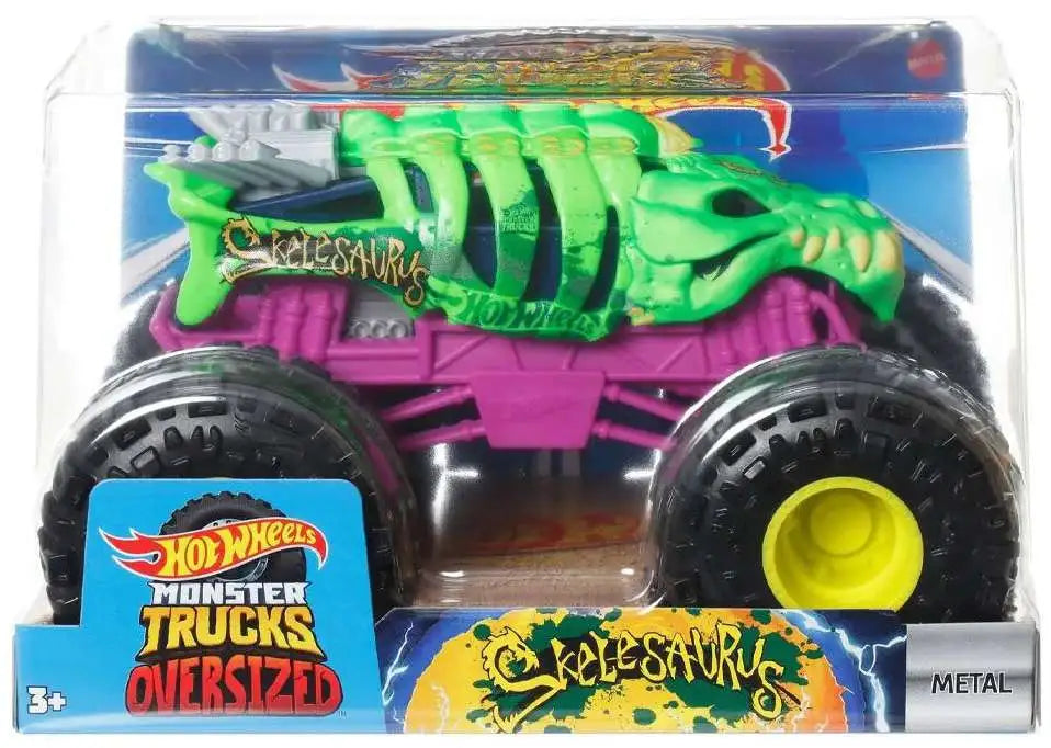 Hot Wheels Monster Trucks Oversized Skelesaurus