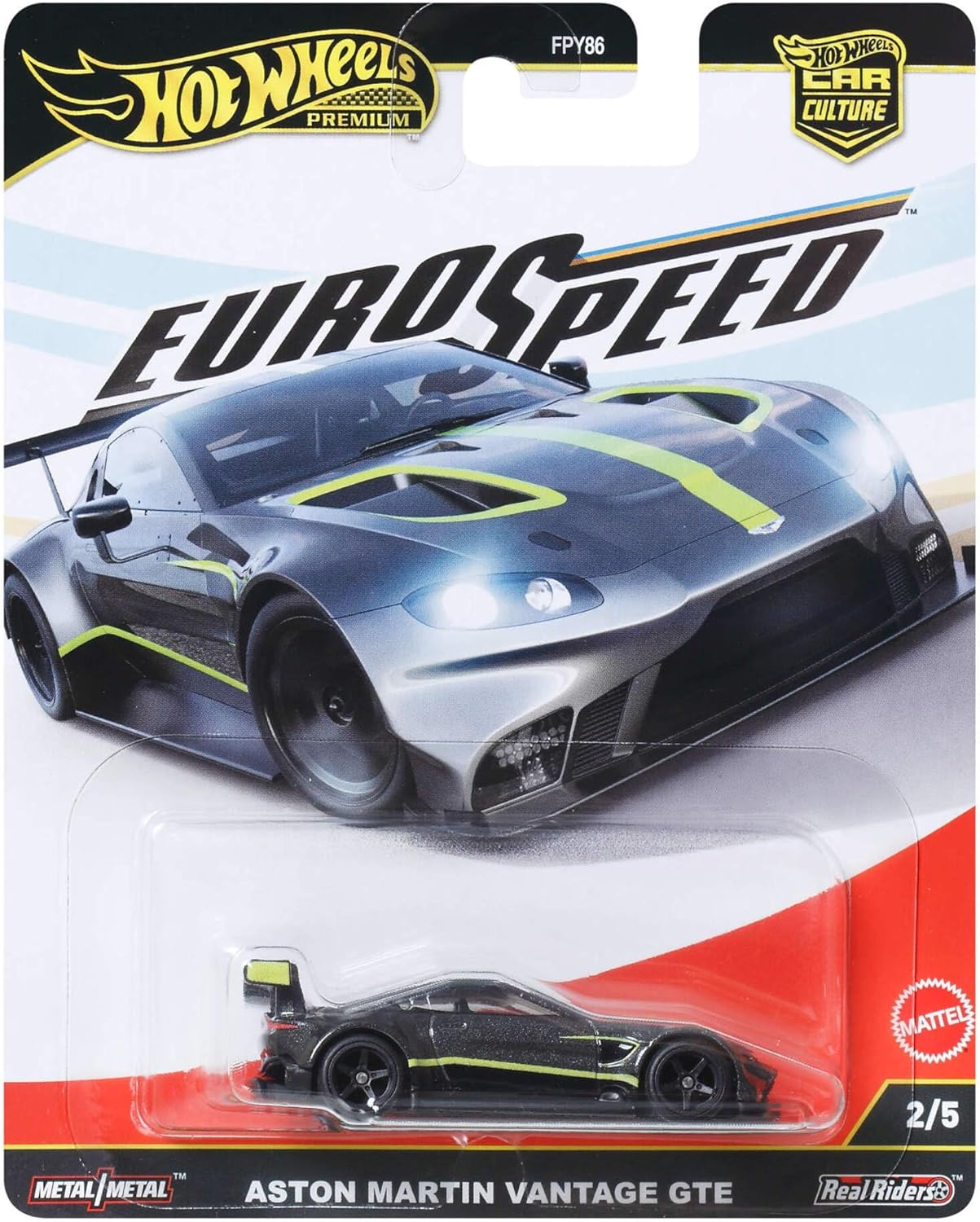 Hot Wheels Premium Car Culture Aston Martin Vantage GTE Euro Speed