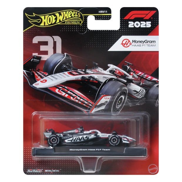 Hot Wheels Premium Formula 1 Moneygram Haas Formula 1 Team