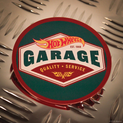 Hot Wheels Set of Four Printed Metal Coasters