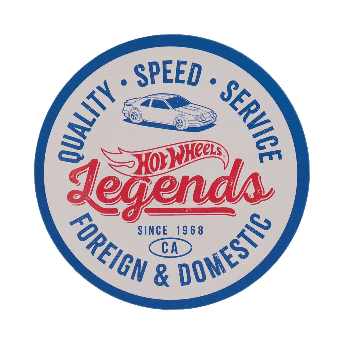 Hot Wheels Set of Four Printed Metal Coasters