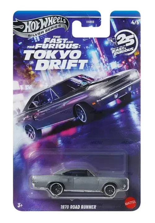 Hot Wheels Silver Series Fast & Furious Tokyo Drift 1970 Road Runner