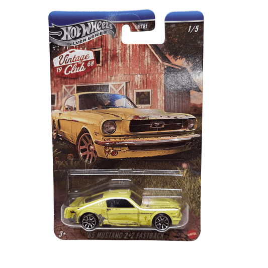 Hot Wheels Silver Series Vintage Club '65 Mustang 2+2 Fastback