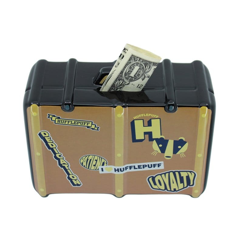 Hufflepuff Suitcase Money Bank Wizarding World of Harry Potter