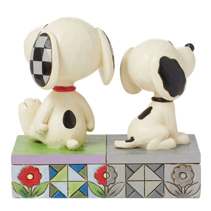 I Remember You (1950's vs Modern Snoopy) Peanuts Figurine By Jim Shore 6016274