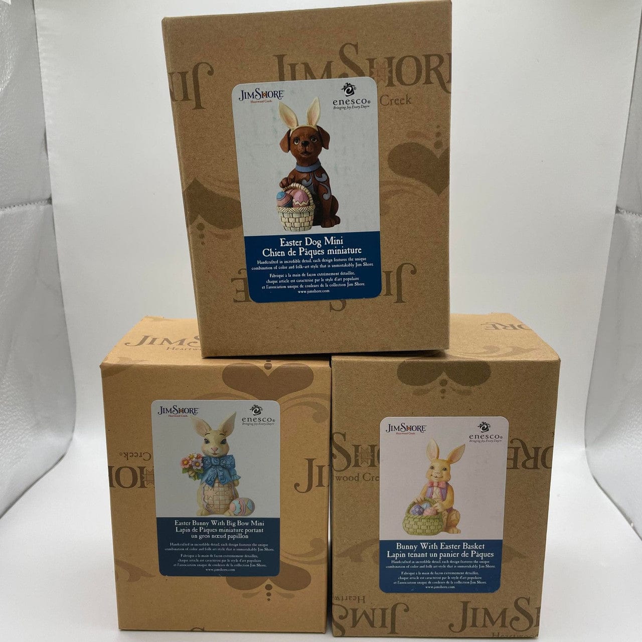 Jim Shore Heartwood Creek Bundle of 3 Easter Animal Figurines
