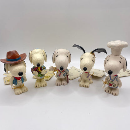 Jim Shore Snoopy Bundle of 5 Mini Figurines
