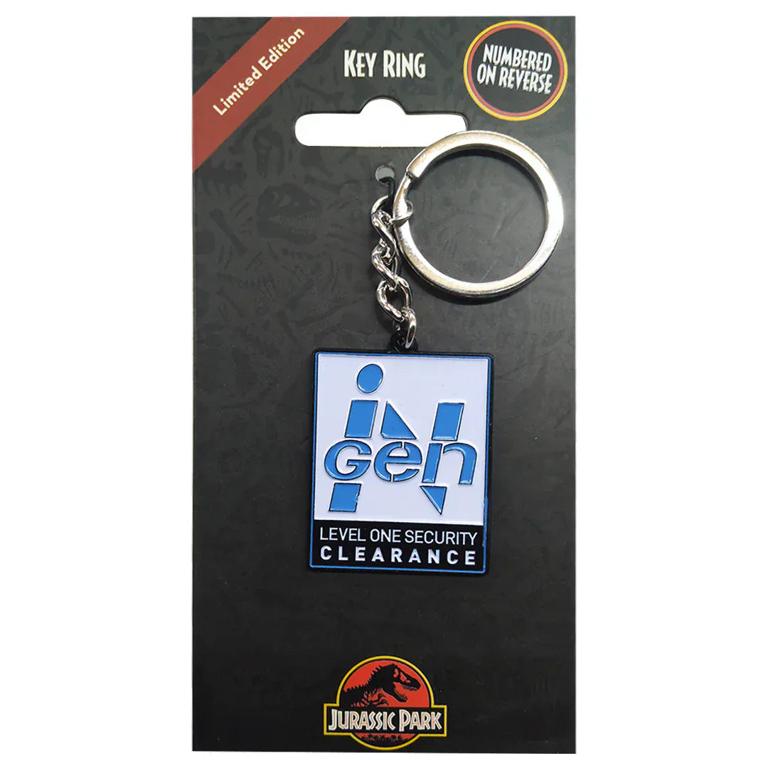 Jurassic Park InGen Limited edition key Ring