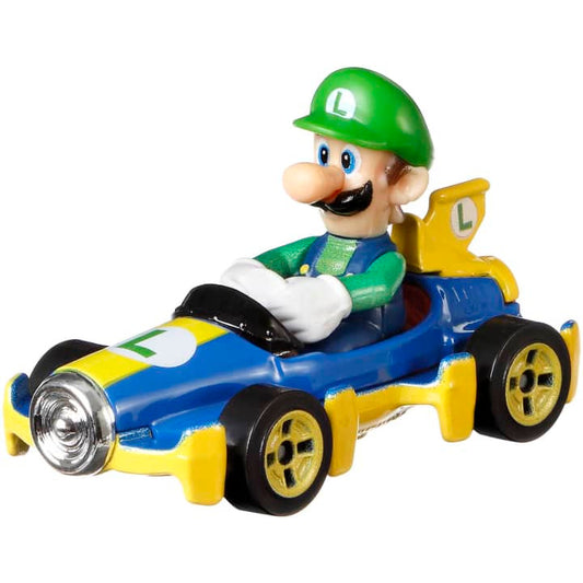 Hot Wheels Mario Kart Luigi Mach 8