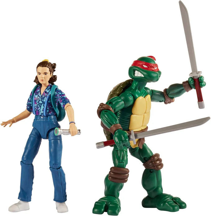 Teenage Mutant Ninja Turtles X Stranger Things Leonardo VS Eleven
