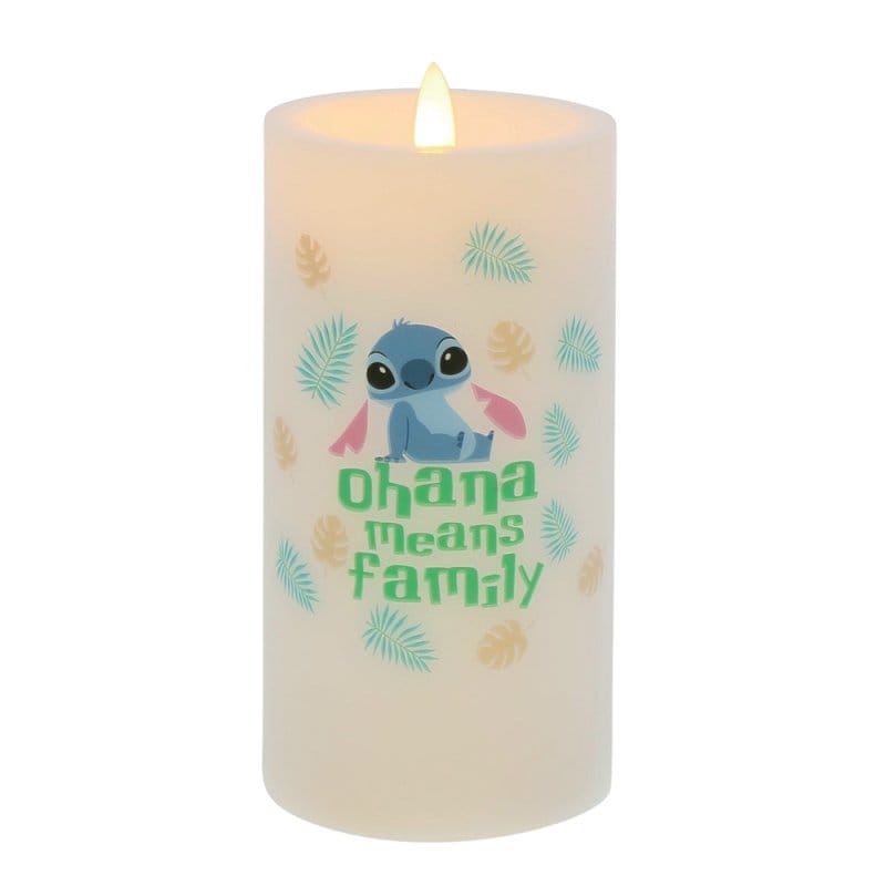 Lilo & Stitch 'Ohana Means Family' LED Candle by Disney Home Fragrance