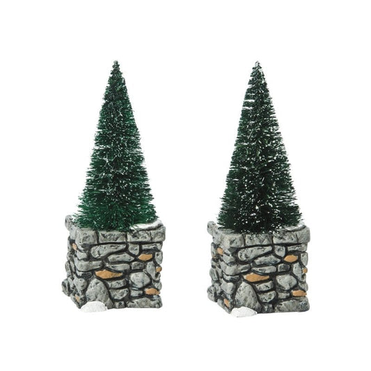 Limestone Topiaries Accessory (Set of 2) by Department 56