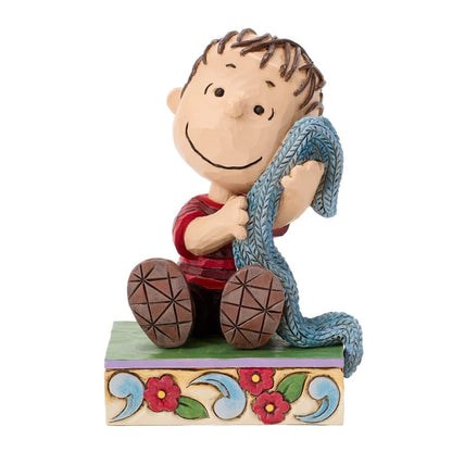 Linus With Blanket Figurine - Peanuts by Jim Shore