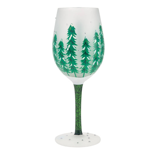 Lolita Emerald Holiday Wine Glass