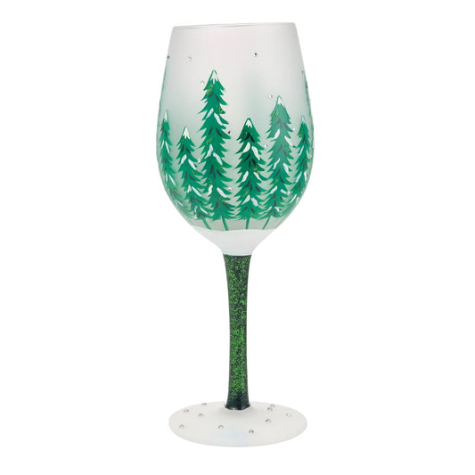 Lolita Emerald Holiday Wine Glass