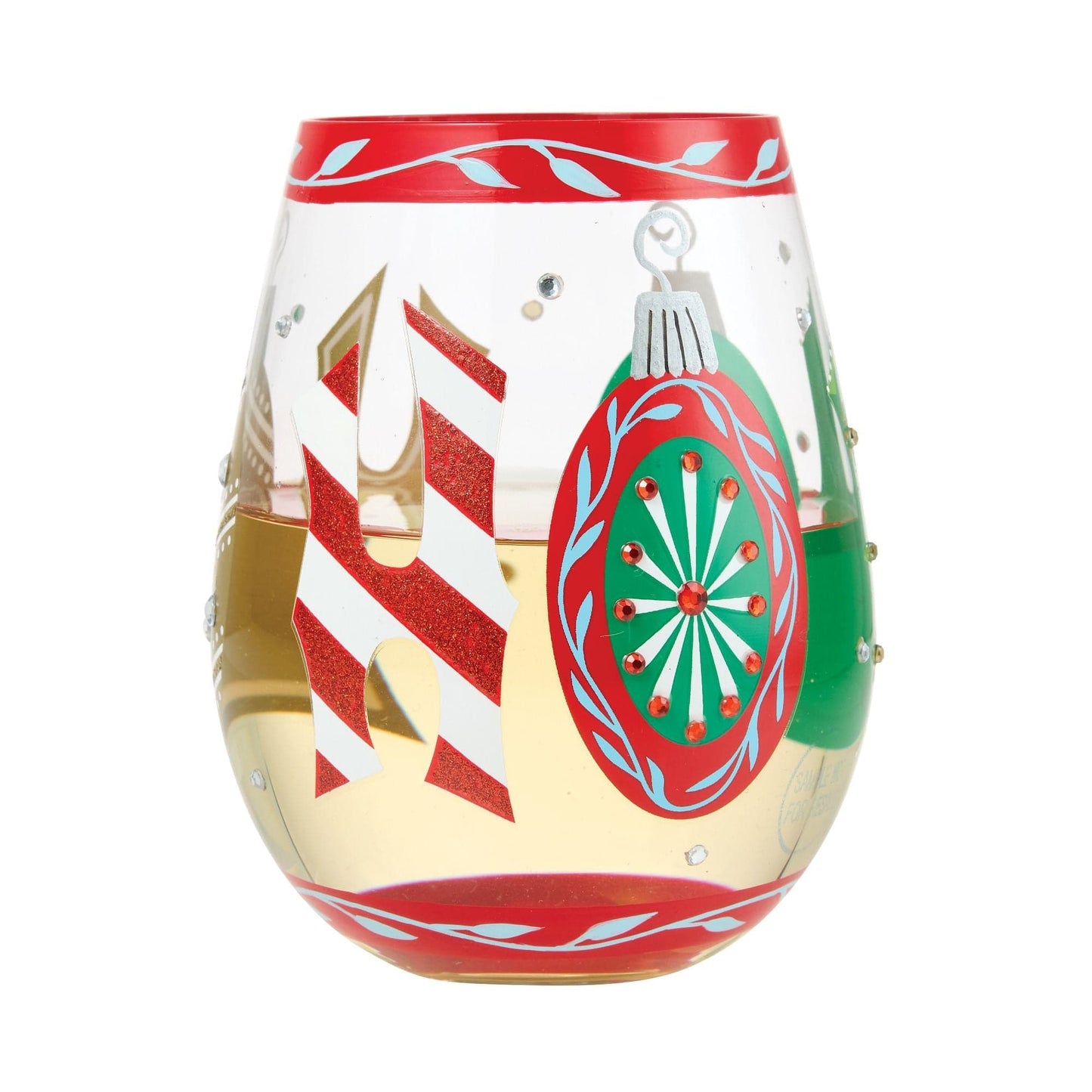 Lolita Ho Ho Ho Stemless Wine Glass