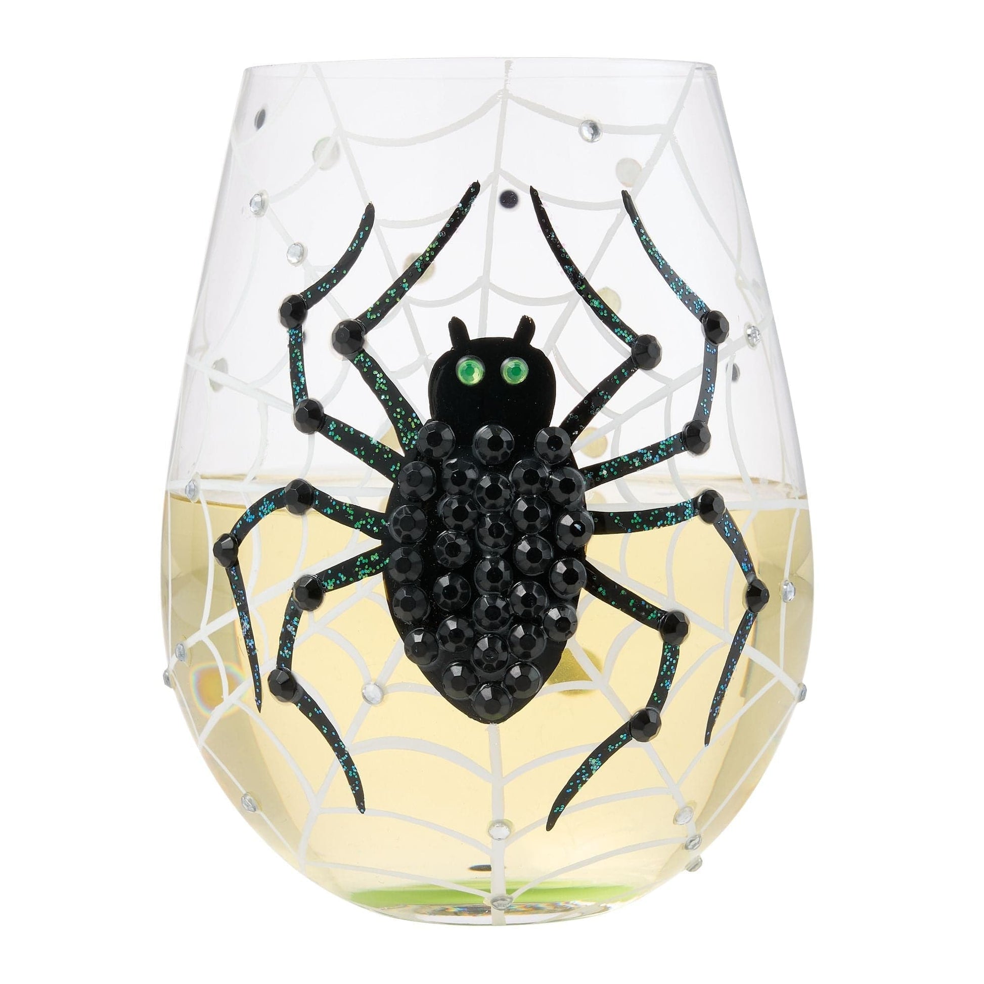 Lolita In My Own Web Stemless Wine Glass