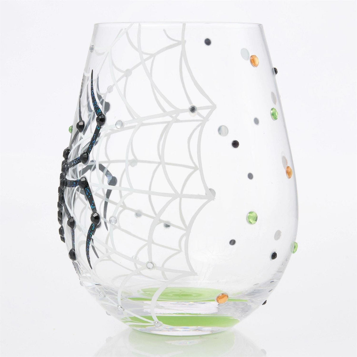 Lolita In My Own Web Stemless Wine Glass