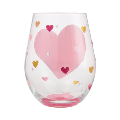 Lolita Jewels Of The Heart Stemless Wine Glass