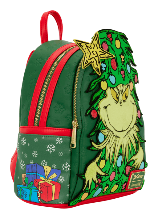 Loungefly Dr.Suess Grinch Holiday Mini Backpack