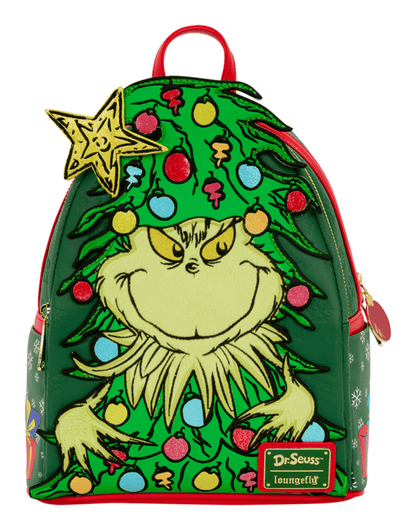 Loungefly Dr.Suess Grinch Holiday Mini Backpack