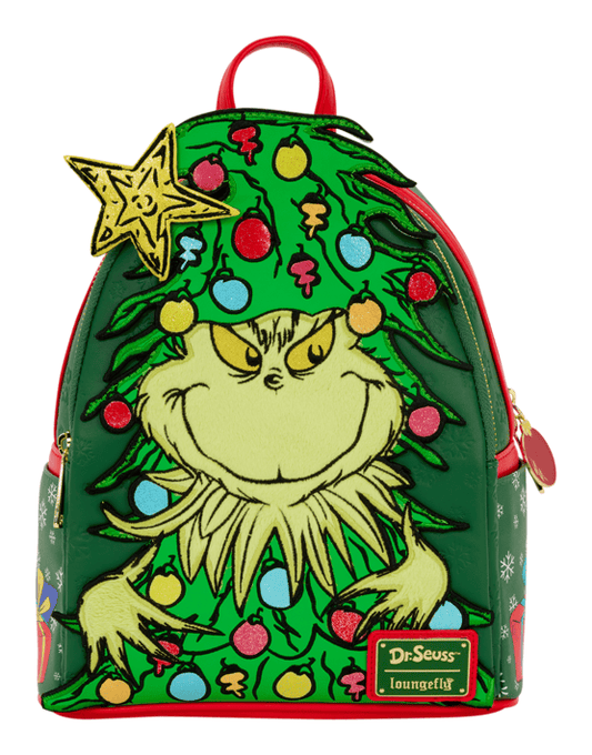 Loungefly Dr.Suess Grinch Holiday Mini Backpack