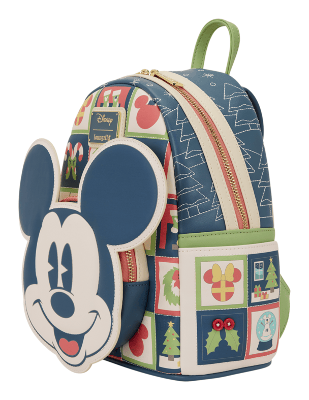Loungefly Mickey & Minnie Holiday Mini Backpack
