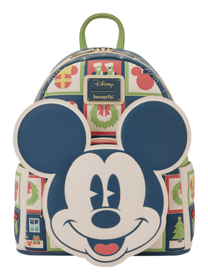 Loungefly Mickey & Minnie Holiday Mini Backpack