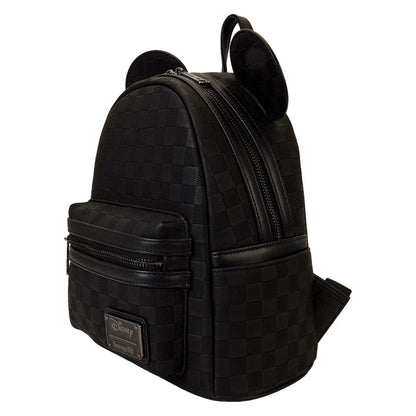 Loungefly Mickey Mouse Black Checked Disney Mini Backpack