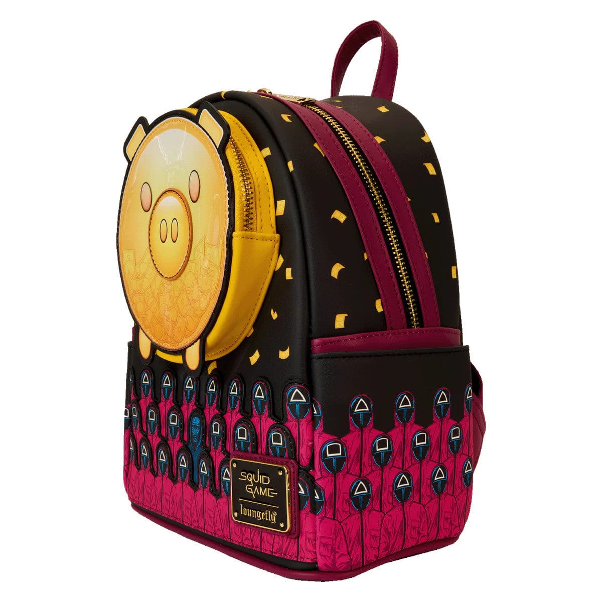 Loungefly Piggy Bank Squid Game Mini Backpack